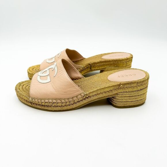 Gucci Pink and Gold Sandals - Picture 5 of 13